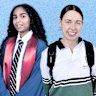 Ishika Balram, from Perth Modern School and Rachael Wiese, who graduated from Shenton College.