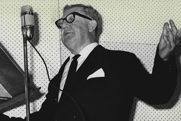 Arthur Calwell soon after the assassination attempt.