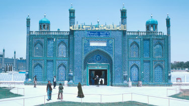  Hazrat Ali shrine in the Afghan city of Mazar-i-Sharif, also known as the Blue Mosque. "There are mosques whose architecture rivals the Taj Mahal all over the country," says one visitor.