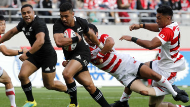 All Blacks Second Stringers Power Past Japan In 15 Try Extravaganza