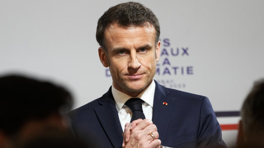 French President Emmanuel Macron.