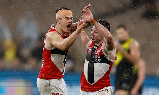 Liam Stocker is loving his AFL life at his second club St Kilda.