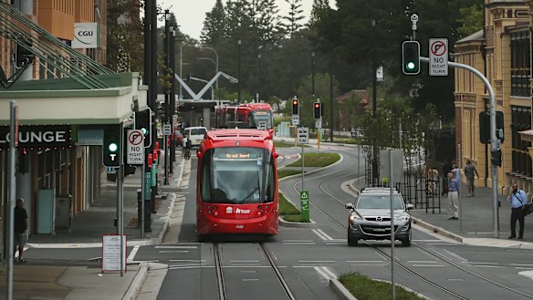 Newcastle Transport was forced to bring a reserve tram onto the tracks for the second time in 36 hours on Thursday.