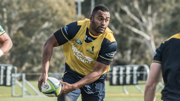 Tevita Kuridrani is back at Brumbies training.