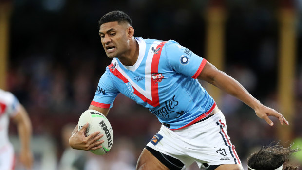 Roosters winger Daniel Tupou.