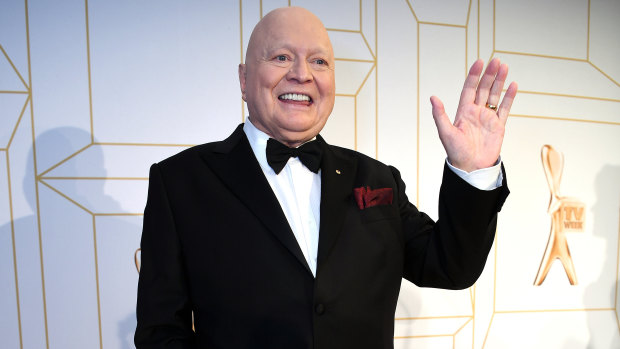 Bert Newton in the media room  at the TV Week Logie Awards.