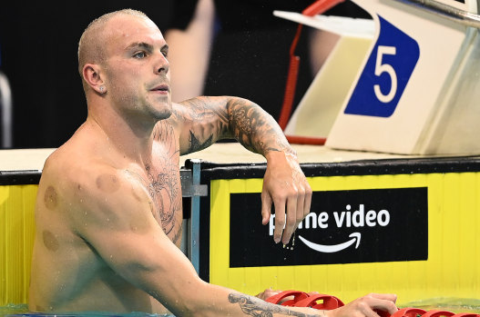 Australian swimming star Kyle Chalmers.