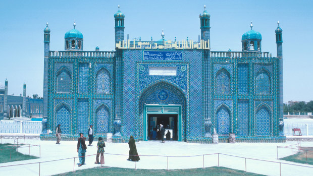  Hazrat Ali shrine in the Afghan city of Mazar-i-Sharif, also known as the Blue Mosque. "There are mosques whose architecture rivals the Taj Mahal all over the country," says one visitor.
