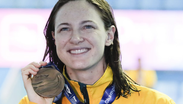 Campbell, seen her with her 50m freestyle bronze from the 2019 FINA World Championships, has made a strong comeback after Rio.