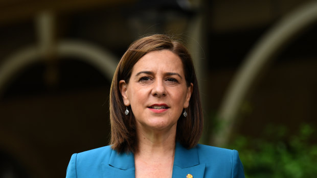 Queensland opposition leader Deb Frecklington is fending off an attack from within her own party. 
