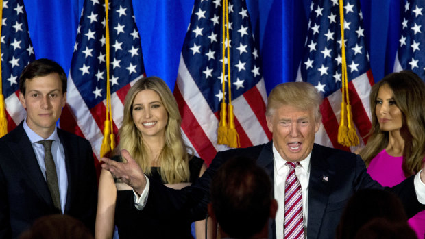 The Trumps have been accused of using the White House as a 'Family profit centre'.
