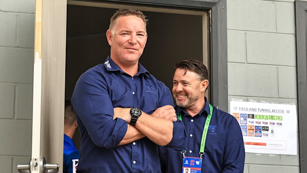 The pressure is on Knights coach Adam O’Brien.