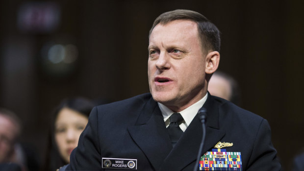 Admiral Mike Rogers was simultaneously director of the National Security Agency and the head of the Pentagon's US Cyber Command.