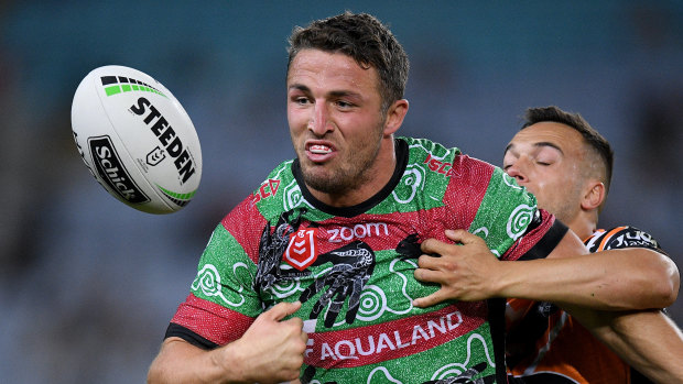 Storm were surprised to see Rabbitohs captain Sam Burgess' dangerous contact charge downgraded,  clearing him to play against Melbourne on Sunday.
