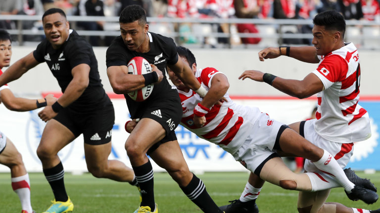 All Blacks Second Stringers Power Past Japan In 15 Try Extravaganza