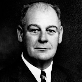 Mr Percy Christmas, Foundation Managing Director, Woolworths Limited, from 1924 to 1945. 

