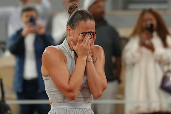 Marta Kostyuk created Ukrainian tennis history at Roland-Garros.
