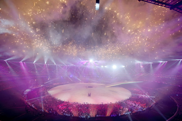 Opening ceremony of Commonwealth Games 2006 at Melbourne Cricket Ground.