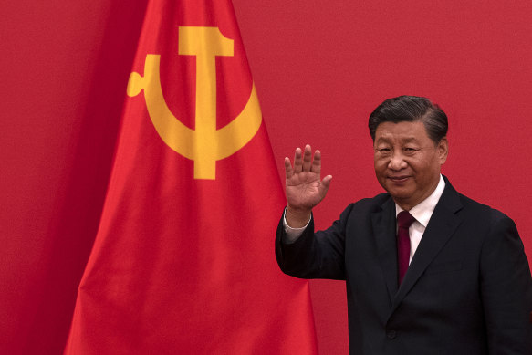 Chinese President Xi Jinping after being re-elected for a third straight term as ruler of the CCP in October 2022.