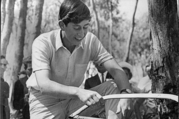 Charles at Timbertop in 1966.