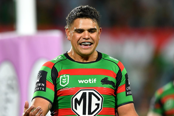 Farm life ... Rabbitohs ace Latrell Mitchell has spent three freshening up on the family farm