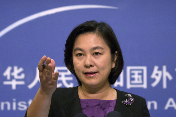 Chinese Foreign Ministry spokeswoman Hua Chunying.