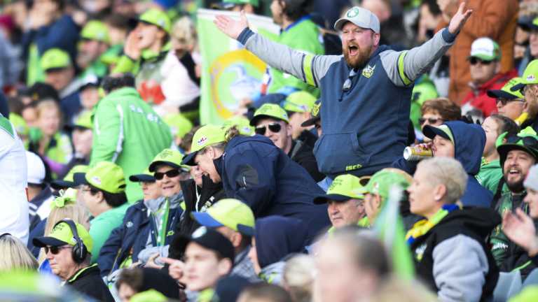 Raiders fans will enjoy warm weather to start the NRL season.