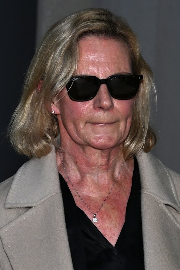 Dr Rhonda Stuart outside court on May 13.