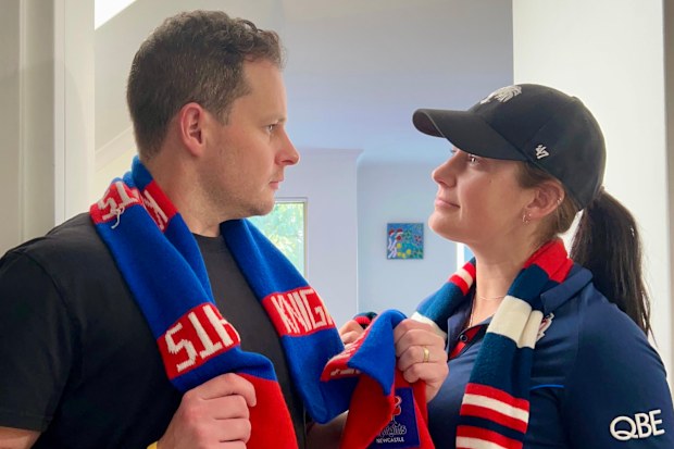 Simon and Shannon - NRL grand final