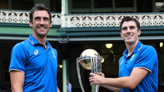 Mitchell Starc and Pat Cummins.