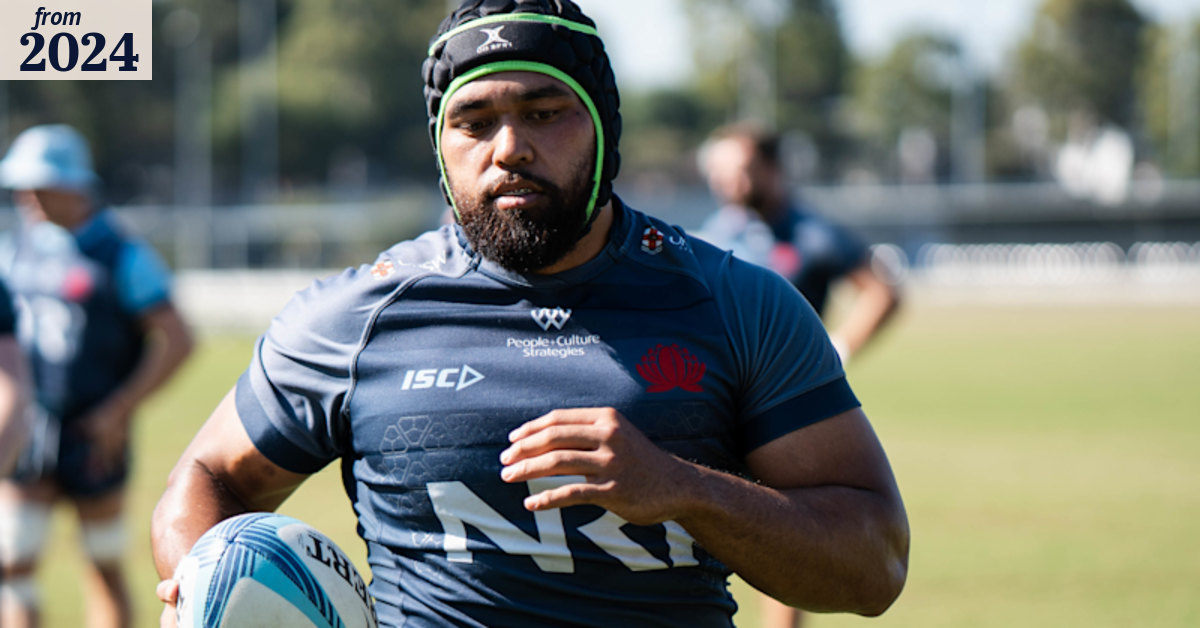 Super Rugby 2024: Jay Fonokalafi downs his tools as a concreter for NSW ...