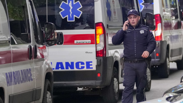 Nine people shot dead at school in Belgrade, teenage boy arrested