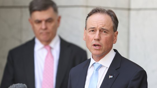 Health Minister Greg Hunt.