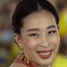 Thai King Vajiralongkorn with Princess Bajrakitiyabha in Bangkok in 2020.