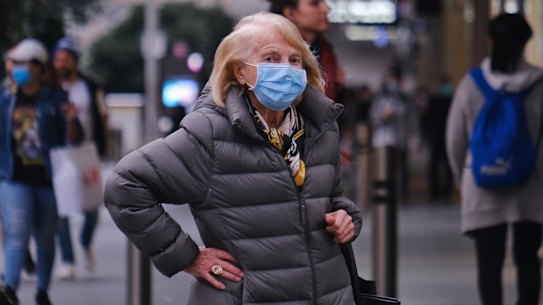 Melburnians have been urged to wear masks in public where they cannot maintain social distance.