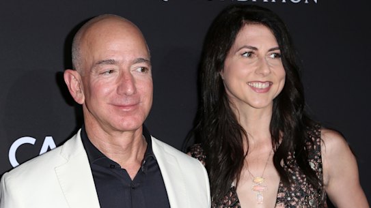 Jeff and mackenzie Bezos were married one year before the launch of amazon. 