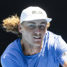 Max Purcell at the 2024 Australian Open.