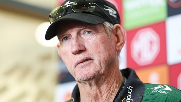 Rabbitohs coach Wayne Bennett.