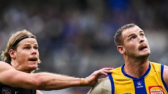Tom De Koning was in fine form against West Coast on Sunday.