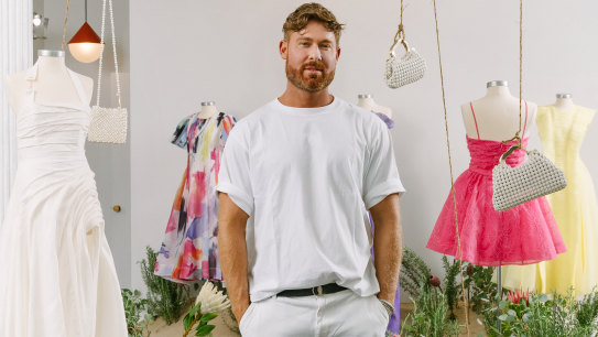 Aje co-founder Adrian Norris at the label’s debut presentation for New York Fashion Week.
