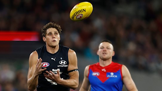 The clash between Charlie Curnow and Steve May will be compelling viewing again.