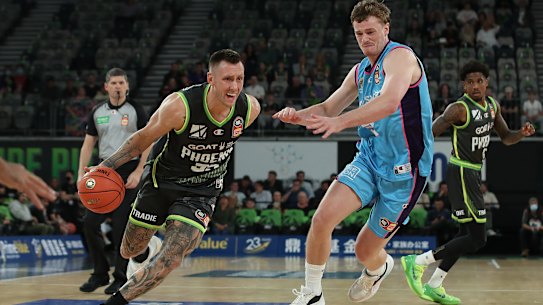 Mitchell Creek starred for South East Melbourne Phoenix in their win over the New Zealand Breakers.