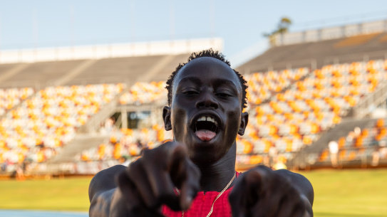 Teenage star Gout is helping drive interest in athletics. 