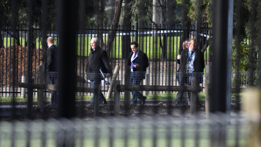 Rangebank primary school was closed as police investigated after the body was found.  