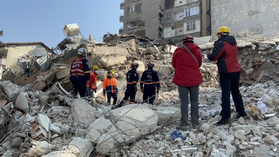 Australia’s Disaster Assistance Response team in the field. 
