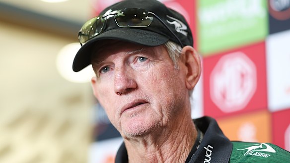 Rabbitohs coach Wayne Bennett.