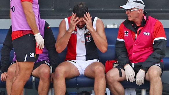 St Kilda player Paddy McCartin has a history of concussion.