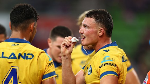 Jonah Pezet had a tough outing against his former side Melbourne.