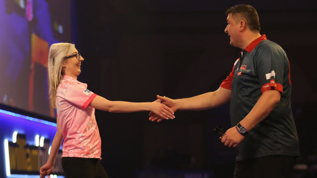 Sherrock progresses at the expense of Suljovic. 