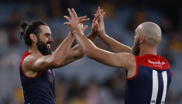 The Demons want more from Max Gawn and Brodie Grundy in attack.